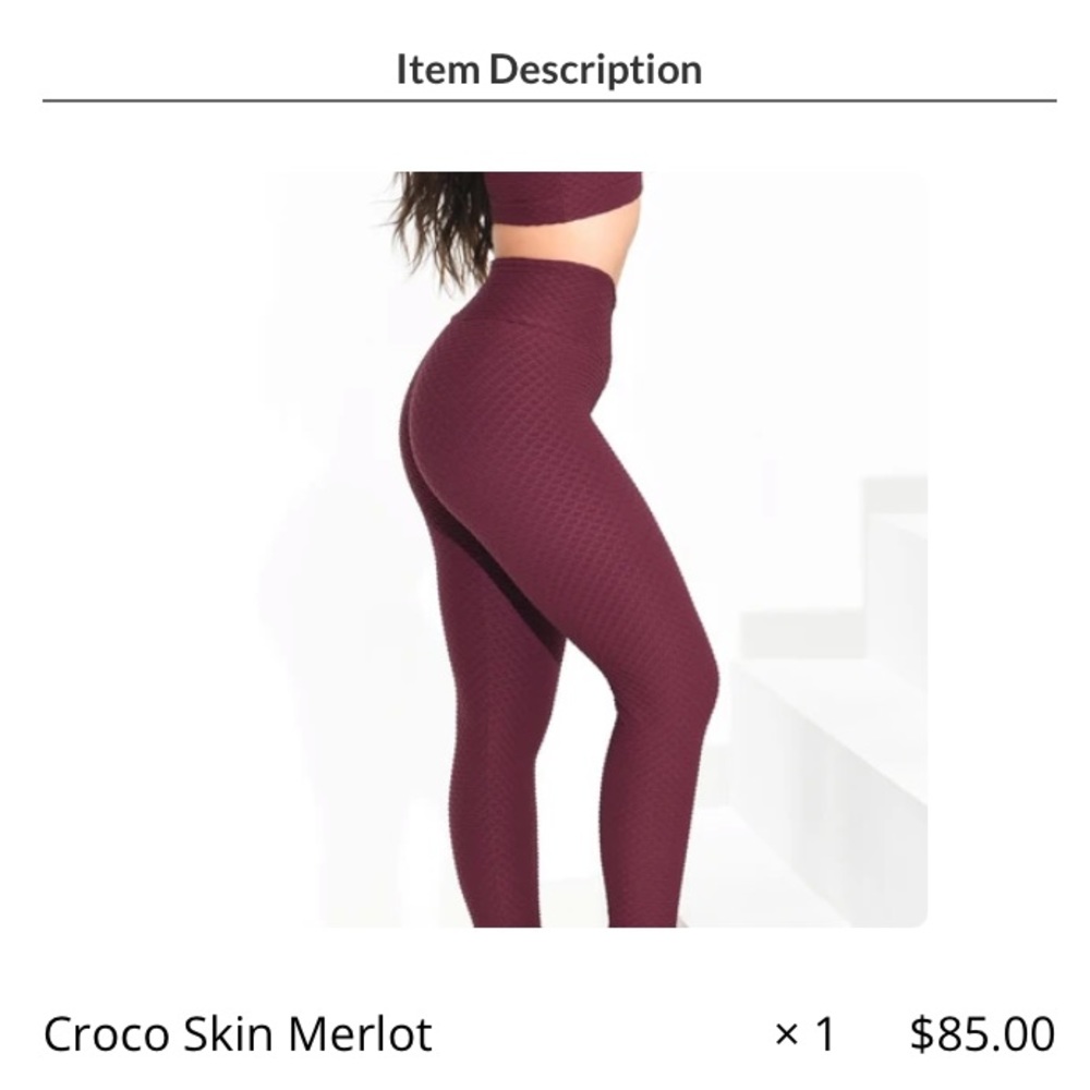 Booty by Brabants Croco Skin Merlot (one size)